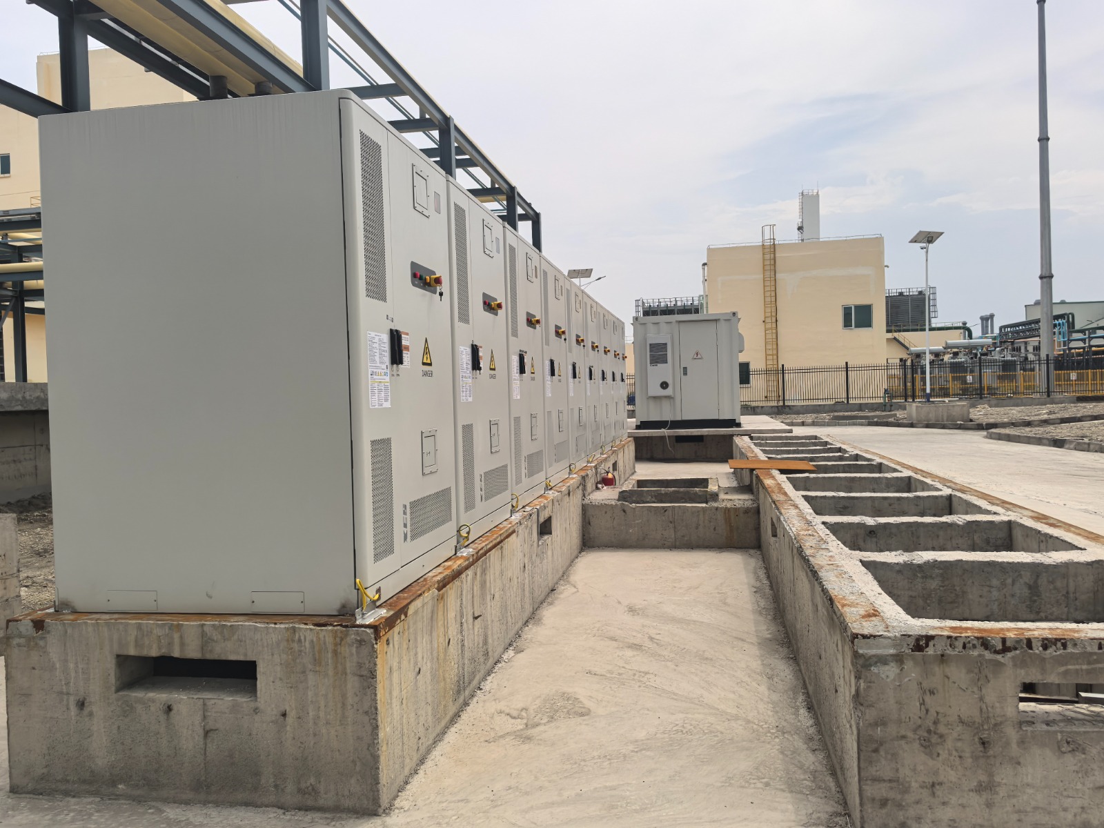 Installed BESS units on site